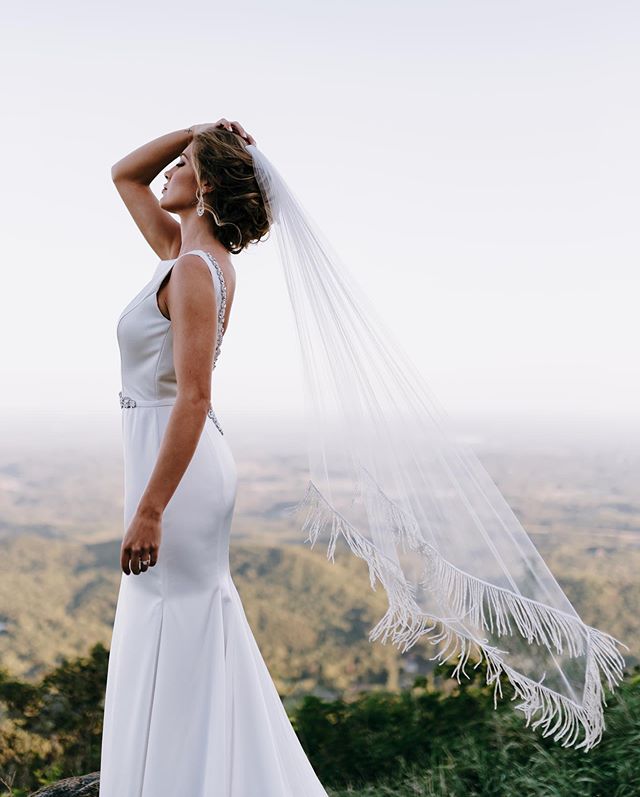 embellished veil
