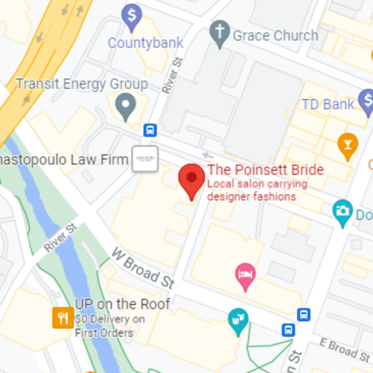 The Poinsett Bride location. Mobile image