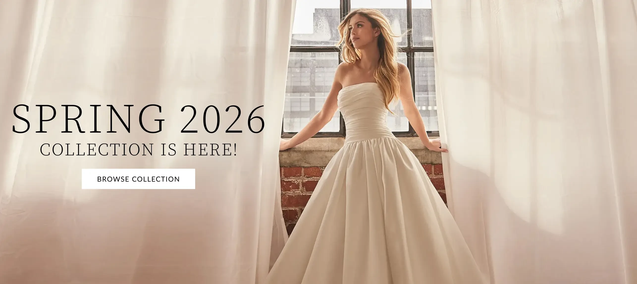 bride with an a line dress