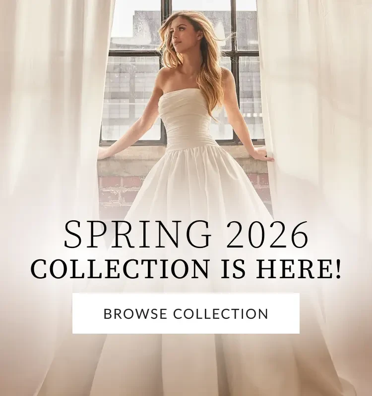 bride with an a line dress